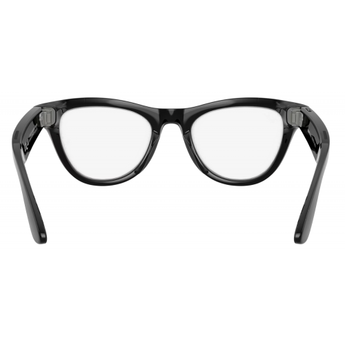 Умные очки Ray-Ban Meta* Skyler Gen 2 Shiny Black, Прозрачные линзы для компьютера Clear Blue-Violet (RW4014)